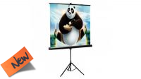 Tela 112" para projecção de video area util 200x200cm com tripé