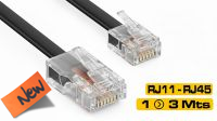 Cabos RJ10/RJ11/RJ12/RJ45 Telefónicos