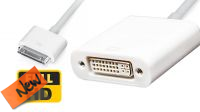 Cabo adaptador DVI para iPad/iPhone/iPod