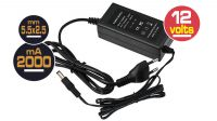 Transformador para cámara sobre-mesa CCTV 12V 2A