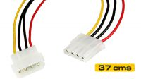 Cable de Extensión de Alimentación Molex Macho a Hembra - 37cm