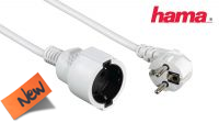 Cable alargador 220V M/H Schuko Blanco 3m