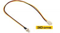 Cable interno de extensión para ventilador 3 pines Macho a 3 pines Hembra 0.30m