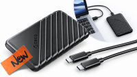 Caixa externa 2.5" Sata USB -C  3.1  6 Ggbs max. 6TB  SSD