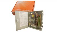 Fonte de alimentação para CCTV com 9 saídas 12V 5A AC100-240V caixa metálica