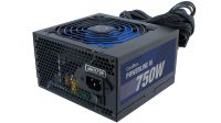 Fonte de alimentação Coolbox 750W PFC 85% EFI ventilador 120mm preta