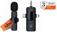 Microfone Wireless lapela iPhone Android