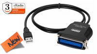 Cabo adaptador cRadia USB a Centronics M/M 0.80 m.