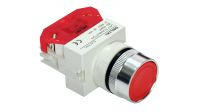 Pulsador raso 1NC vermelho