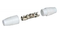 Ligador para cabo coaxial de parafusos