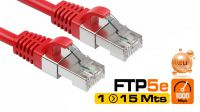 Cabos de rede FTP Cat. 5E vermelhos