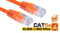 Cabos de rede UTP Cat. 5E laranja
