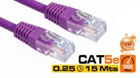 Cabos de rede UTP Cat. 5E Violeta