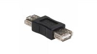 Adaptador USB Tipo A Hembra a Hembra Negro