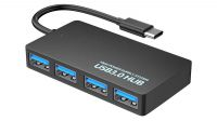 Hub USB-C  - 4 portas x USB3.0  preto