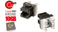 Fêmea UTP Krone CopperTen série HK preto