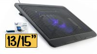 Base de ventilação para portátil max. 15" preto
