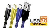 Cable de datos y carga USB A a Micro B 1m