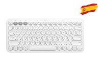 Mini Teclado Logitech bluetooth Espanhol K380 Branco 920-009588