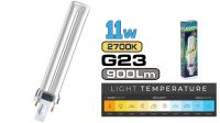 Lâmpada baixo consumo fluorescente G23 10 Kh