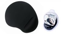 Tapete rato gel e apoio pulso negro