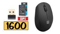 Ratón óptico inalámbrico  1600 Dpi  Natec  Negro