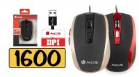 Ratón óptico NGS Tick USB hasta 1600dpi 6 botones