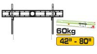 Suporte de parede fixo Slim TV Led 42/80" preto