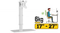 Suporte de mesa com base monitor 17/27" branco