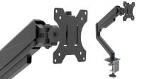 Suporte mesa aperto 1 monitor gás 15"-32" 10Kg. Preto