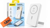 Powerbank USB bateria 10000mAh  USB-C - USB-A sem fios max.4.5Amp branco