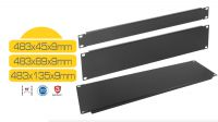 Panel frontal ciego 19" negro