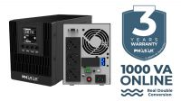 SAI PHASAK 1000VA Smart Pro On-Line Senoidal Pura Doble Conversión APFC SNMP