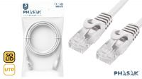 Cable de red UTP PHASAK Cat. 6 CCA 26AWG Gris