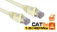 Cabo de rede UTP Cat. 5E marfim