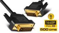 Cabo de monitor DVI-A Macho/Macho dual 5m