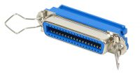 Conector Centronics F para cravar cabo plano