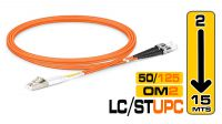 Cable de fibra óptica multimodo LC-ST