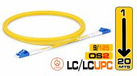Cabo de fibra óptica monomodo LC-LC 9/125 Duplex