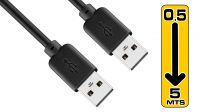 Cabo de conexão USB tipo A - A