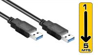 Cabo USB 3.0 A/A  M/M