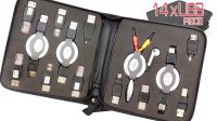 Kit com vários adaptadores USB para portátil