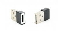 Adaptador USB A 2.0 Macho a USB C 3.1 Hembra Negro