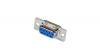 Conector de soldar 09P Fêmea mini chassis