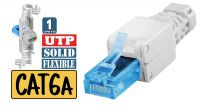 Conector RJ45 UTP Cat. 6A 08P Toolless