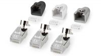 Contetor RJ45 Cat.7 + Protetor para cabo FTP (10)
