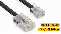 Cabos RJ10/RJ11/RJ12/RJ45 Telefónicos