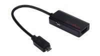 Cabo adaptador SlimPort Micro USB - HDMI F Full HD/3D preto