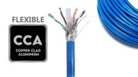 Bobine cabo SFTP para CCTV azul  305m. (Não cumpre Normativa Rede)