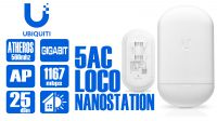 NanoStation 5Ghz (NS-5ACL) 450Mbps dual polarização 13dBi